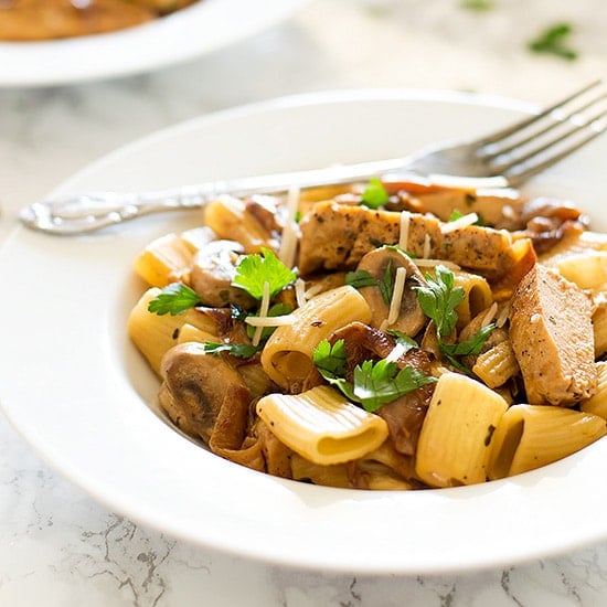 Lightened Carmela's Chicken Copycat: Macaroni Grill Favorite